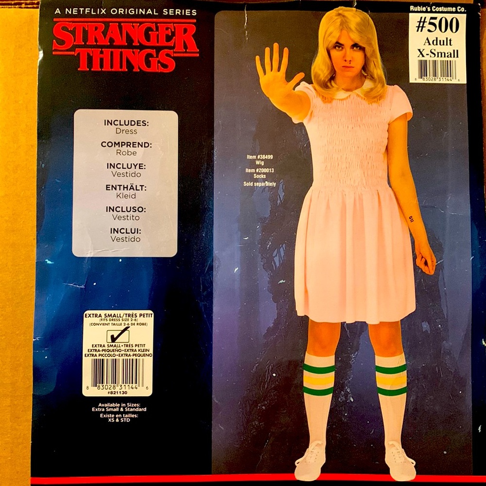 Rubies Stranger things Eleven women costume